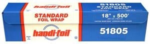 Foil Rolls, Standard, 18 Inch, 500 Foot,1 - 500 FOOT