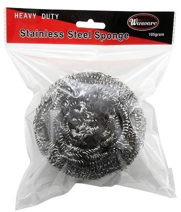 Sponges, Stainless Steel, 50 Gram,12 - 1 COUNT