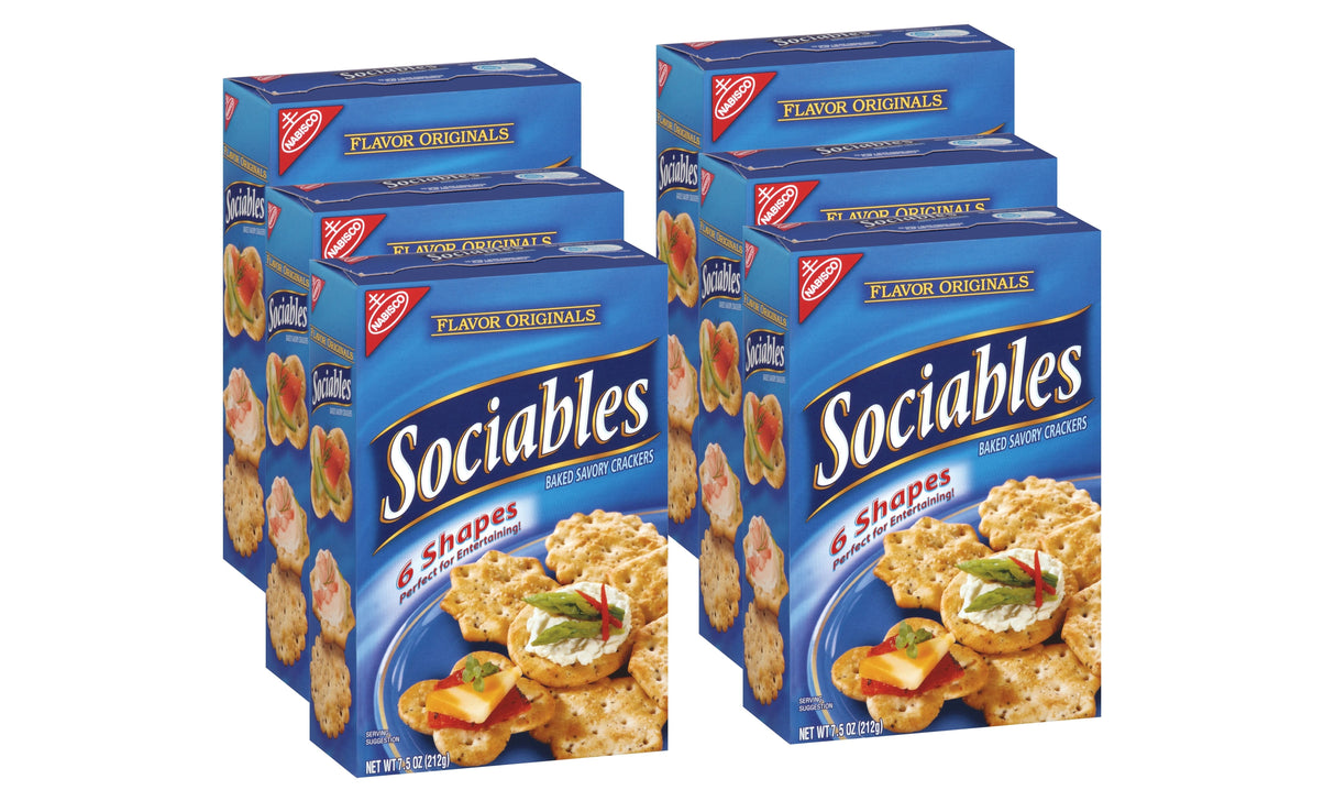 Crackers, Six Shapes,6 - 7.5 OUNCE