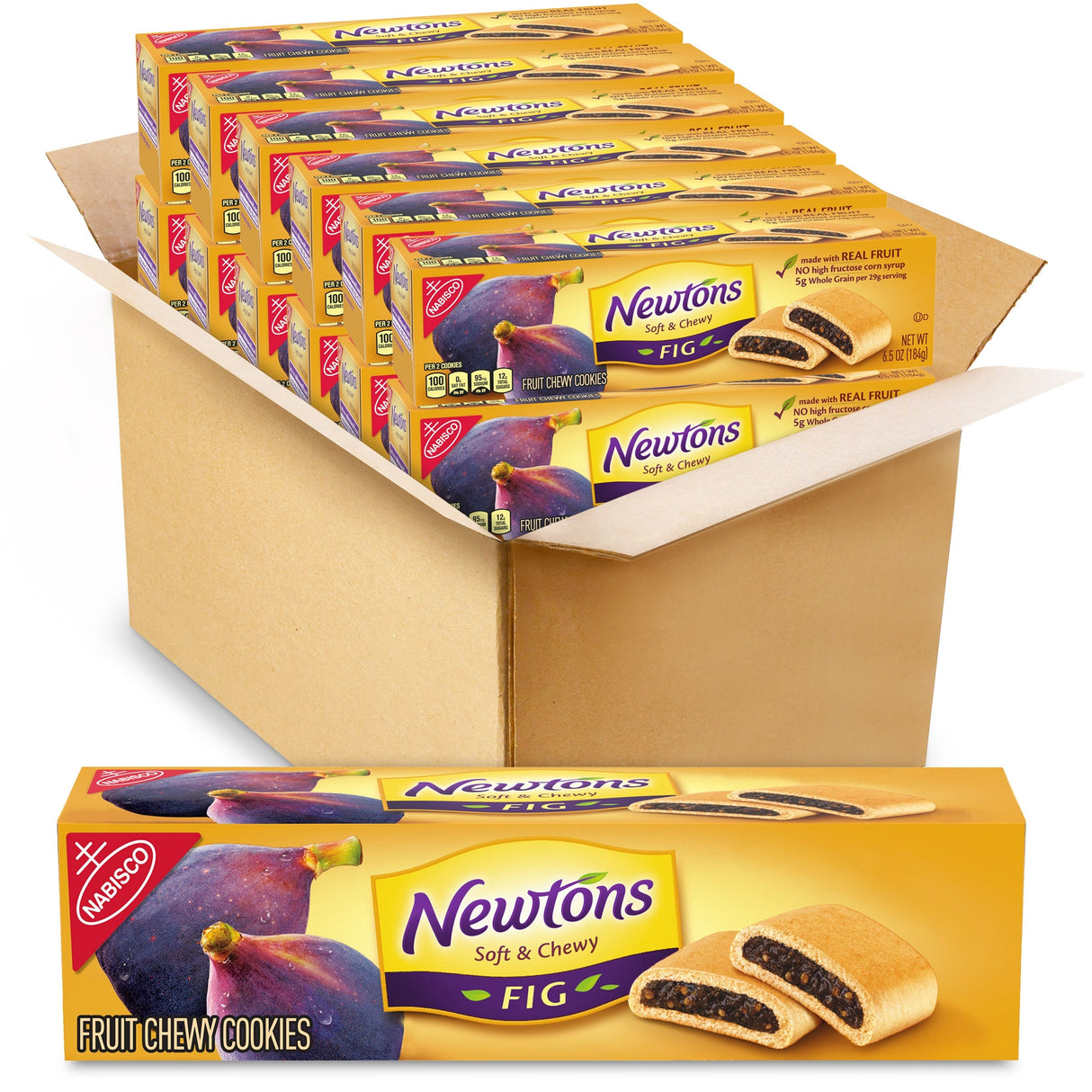 Cookies, Fig, Soft & Chewy, Shelf-Stable,12 - 6.5 OUNCE
