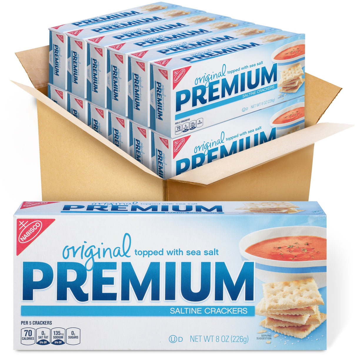 Crackers, Saltine,12 - 8 OUNCE