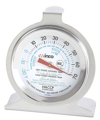 Thermometers, Foodservice, Refrigerator/Freezer, Dial,1 - 1 EACH