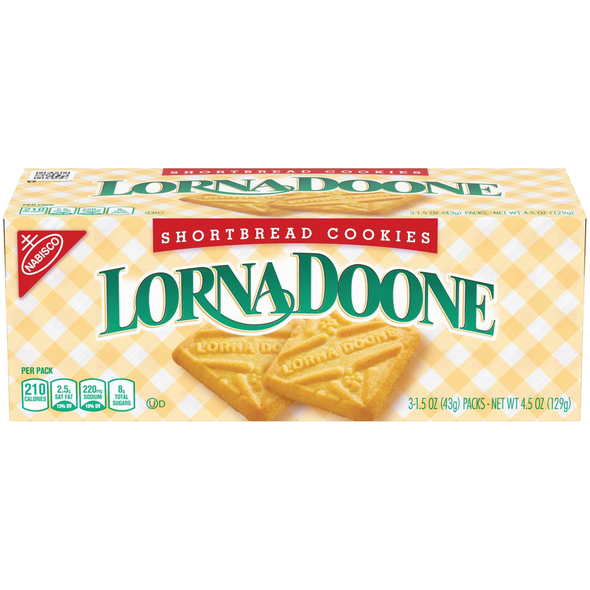 Cookies, Shortbread, Shelf-Stable,12 - 4.5 OUNCE
