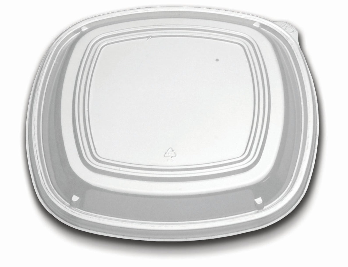 Lids, Low Dome, 10.25 Inch, Plastic, Clear, Vented,4 - 40 COUNT