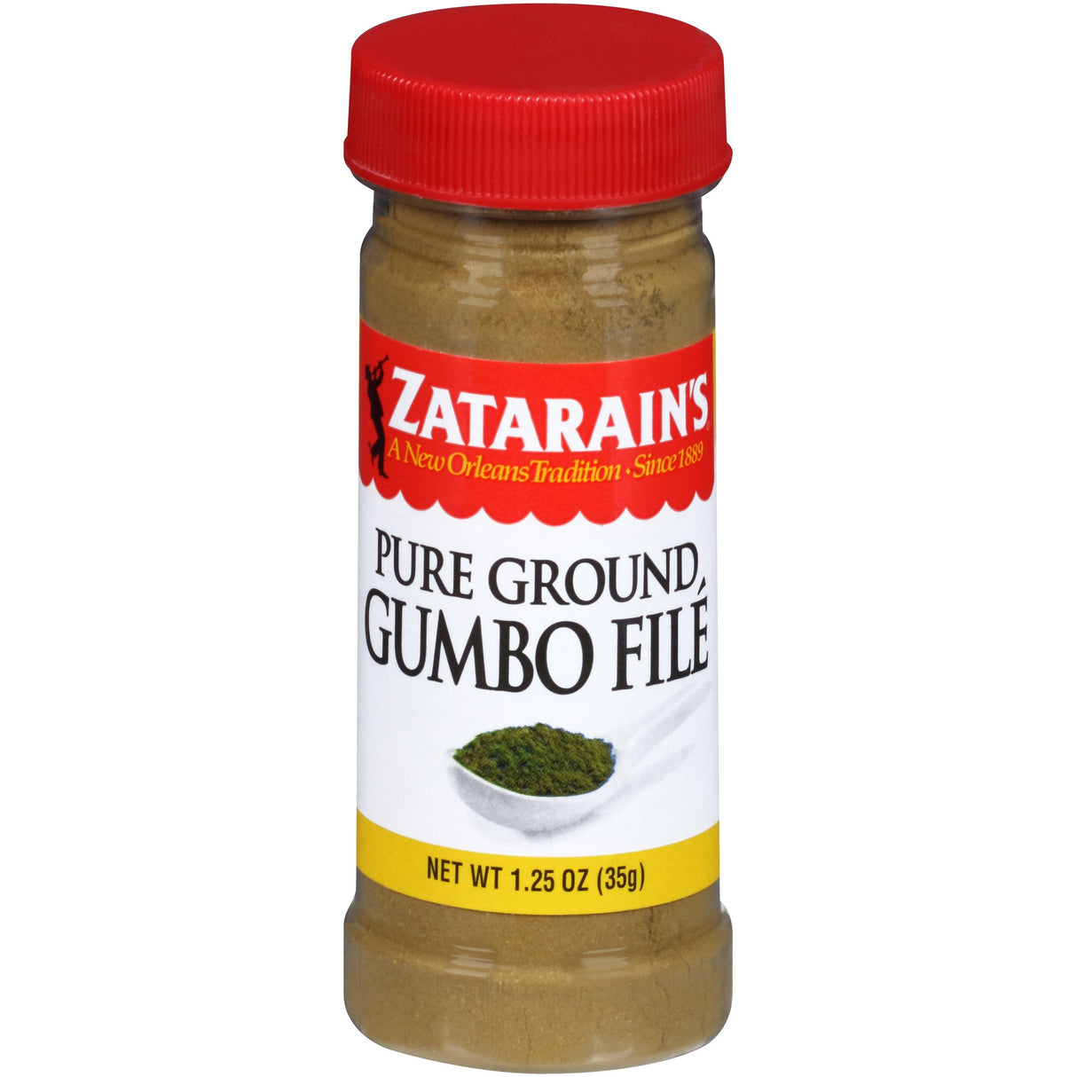 Spice, Gumbo File, Ground, Pure,12 - 1.25 OUNCE