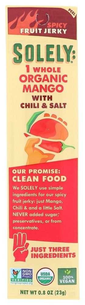 Fruit Jerky, Mango, with Chili & Salt, Single-Serve, Individually-Wrapped,12 - 0.8 OUNCE