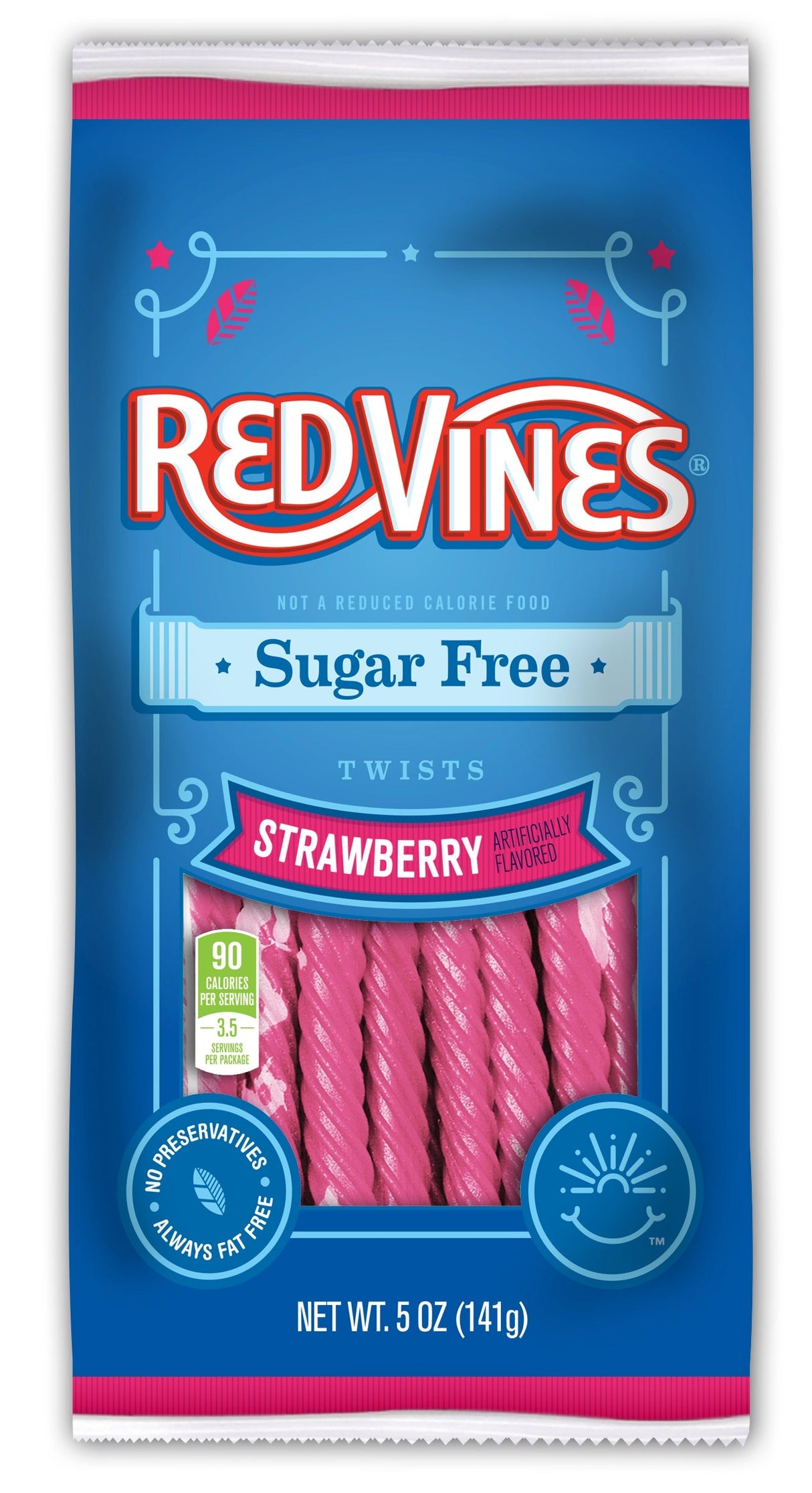 Candy, Strawberry, Sugar Free,12 - 5 OUNCE