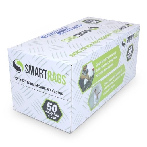 Cloths, Microfiber, White, 12 x 12 Inch, Disposable,50 - 1 EACH