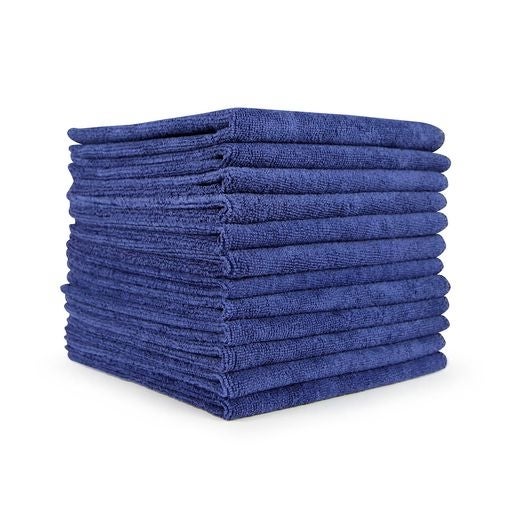 Cloths, Terry Microfiber, Navy Blue, 16 x 16 Inch,1 - 12 COUNT