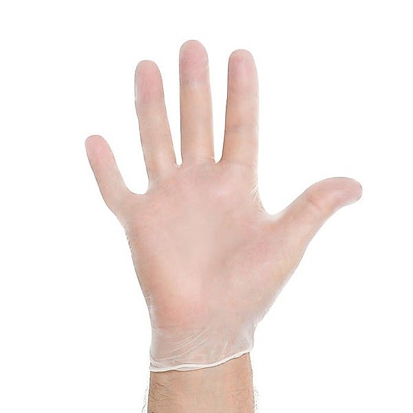 Gloves, Vinyl, Large, Clear,10 - 100 COUNT