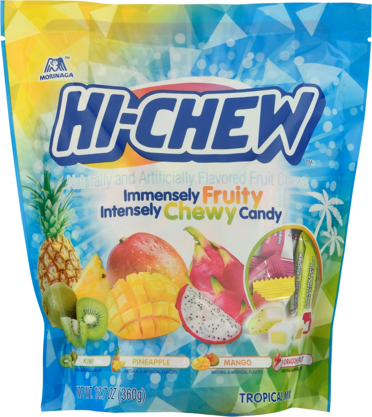 Candy, Chewy, Tropical Mix,4 - 12.7 OUNCE