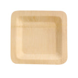 Plates, 10 Inch, Palm Leaf, Natural, Square,12 - 4 COUNT