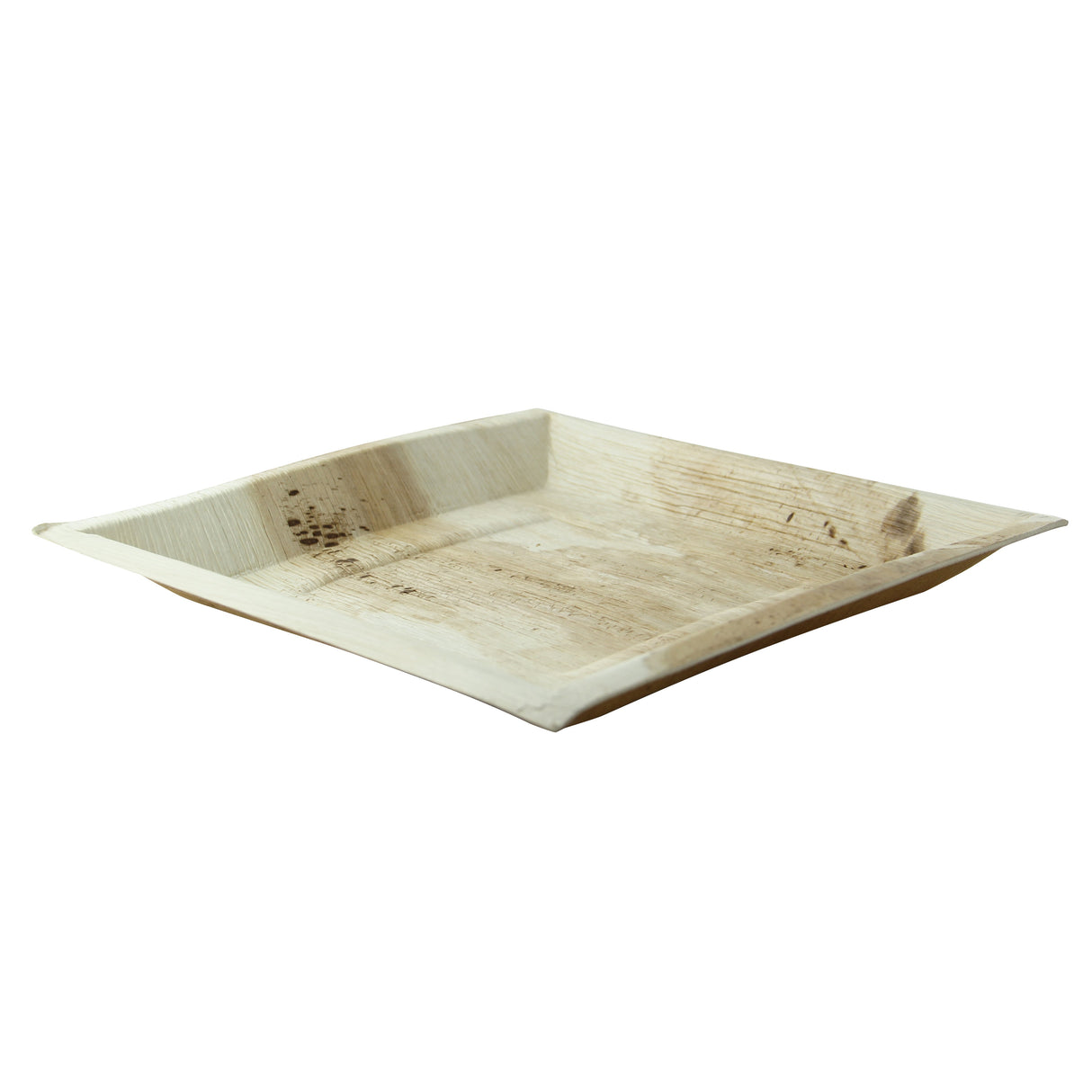 Plates, Dinner, 10 Inch, Palm Leaf, Natural, Square, Biodegradeable, 10 Linear Inch,4 - 25 COUNT