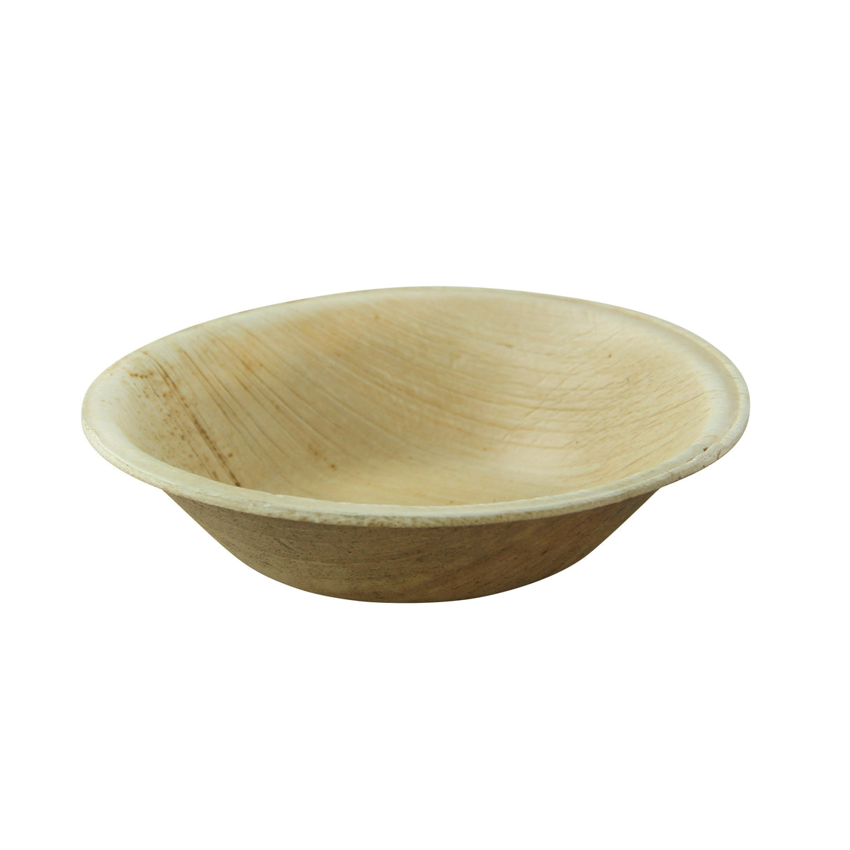 Bowl/Plates, Mini, 4.7 Inch 6 Ounce, Microwaveable Palm Leaf, Natural, Biodegradeable, 6 Ounce,4 - 25 COUNT