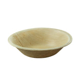 Bowl/Plates, Mini, 4.7 Inch 6 Ounce, Microwaveable Palm Leaf, Natural, Biodegradeable, 6 Ounce,4 - 25 COUNT