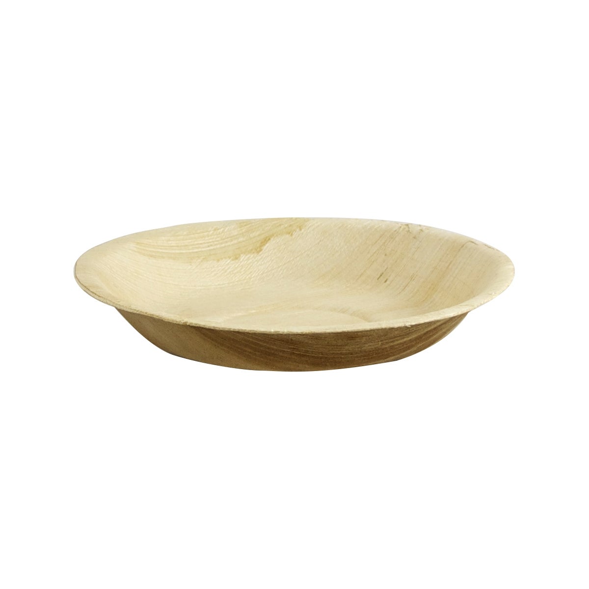Bowl/Plates, 7 Inch 16 Ounce, Microwaveable Palm Leaf, Natural, Round, Biodegradeable, 7 Linear Inch,4 - 25 COUNT