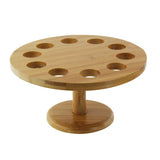 DIsplay Stand, 10 Hole, 7 x 3.5 x 0.9 Inch, Bamboo, Natural, Rectangular, Biodegradeable,2 - 1 EACH