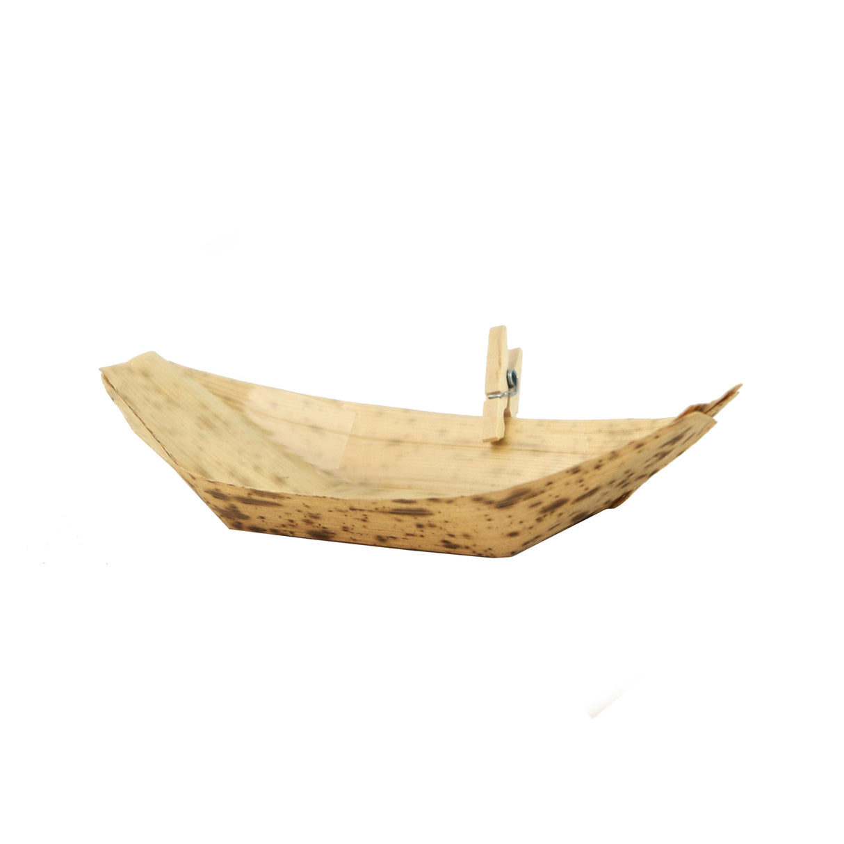 Bowls, Hot Food, 3.7 x 2.1 x 0.6 Inch 1.5 Ounce, Bamboo Leaf, Natural, Boat Shaped, Grease Resistant, Biodegradeable, 1.5 Ounce,20 - 100 COUNT