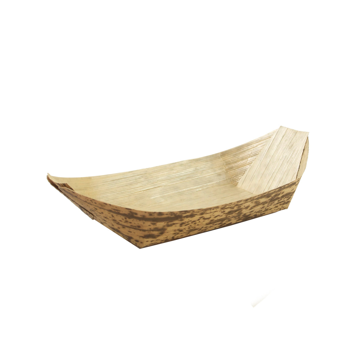 Bowls, Hot Food, 3.5 x 1.7 Inch 0.5 Ounce, Bamboo Leaf, Natural, Boat Shaped, Grease Resistant, Biodegradeable, 0.5 Ounce,10 - 100 COUNT