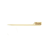 Steak Markers, Rare, 3.5 Inch, Bamboo, 3.5 Linear Inch,10 - 100 COUNT
