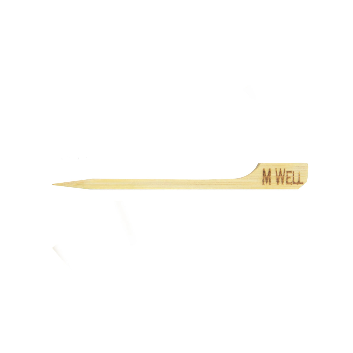 Steak Markers, Medium Well, 3.5 Inch, Bamboo, Natural, 3.5 Linear Inch,10 - 100 COUNT
