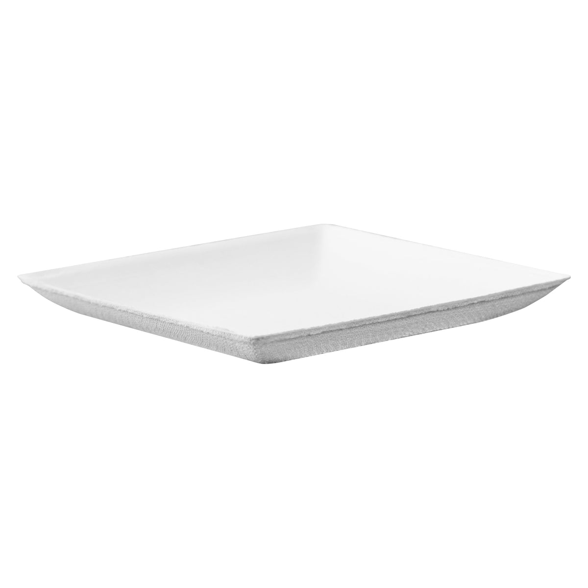 Plate, Bio 'n' Chic 4.3 Inch, Sugarcane, White, Square, Biodegradeable, 4.3 Linear Inch,1 - 100 COUNT