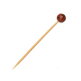 Skewers, Basketball, 4.7 Inch, Bamboo, Natural, Biodegradeable, 4.7 Linear Inch,10 - 100 COUNT