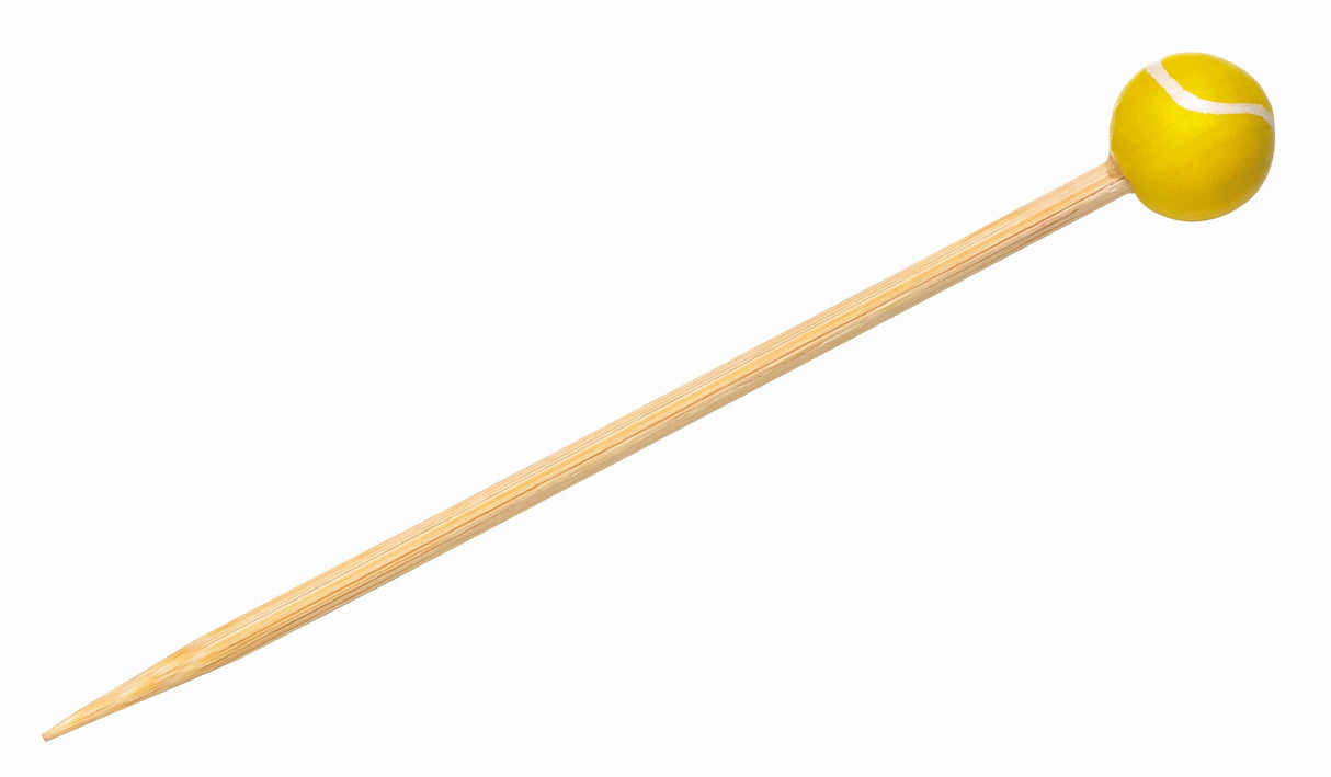 Skewers, Tennis, 4.7 Inch, Bamboo, Natural, 4.7 Linear Inch,10 - 100 COUNT