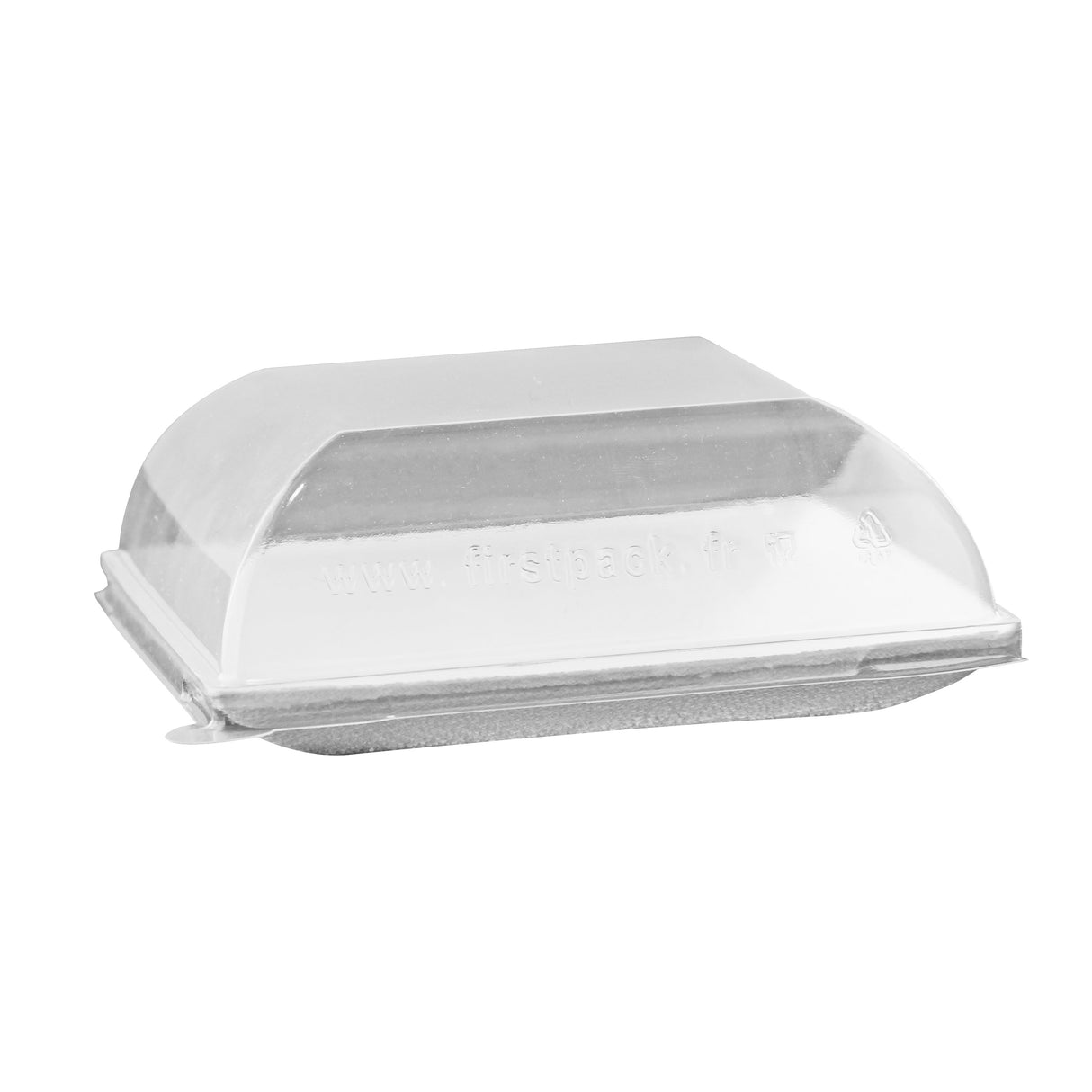 Lids, Dome, Plastic, Clear, Square,1 - 100 COUNT