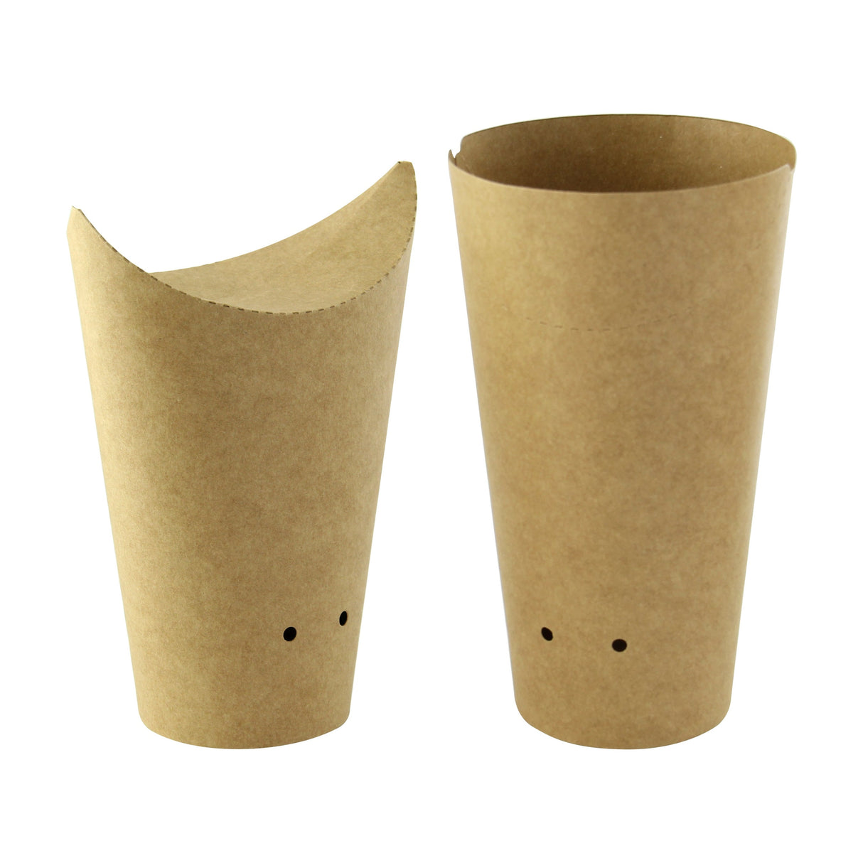 Cups, Snack, 14 Ounce, Paper, Kraft, Closable Perforated, 14 Ounce,20 - 50 COUNT