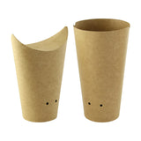 Cups, Snack, 14 Ounce, Paper, Kraft, Closable Perforated, 14 Ounce,20 - 50 COUNT