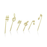 Picks, Music, 3.5 Inch, Bamboo, Natural, Assorted, 3.5 Linear Inch,10 - 100 COUNT