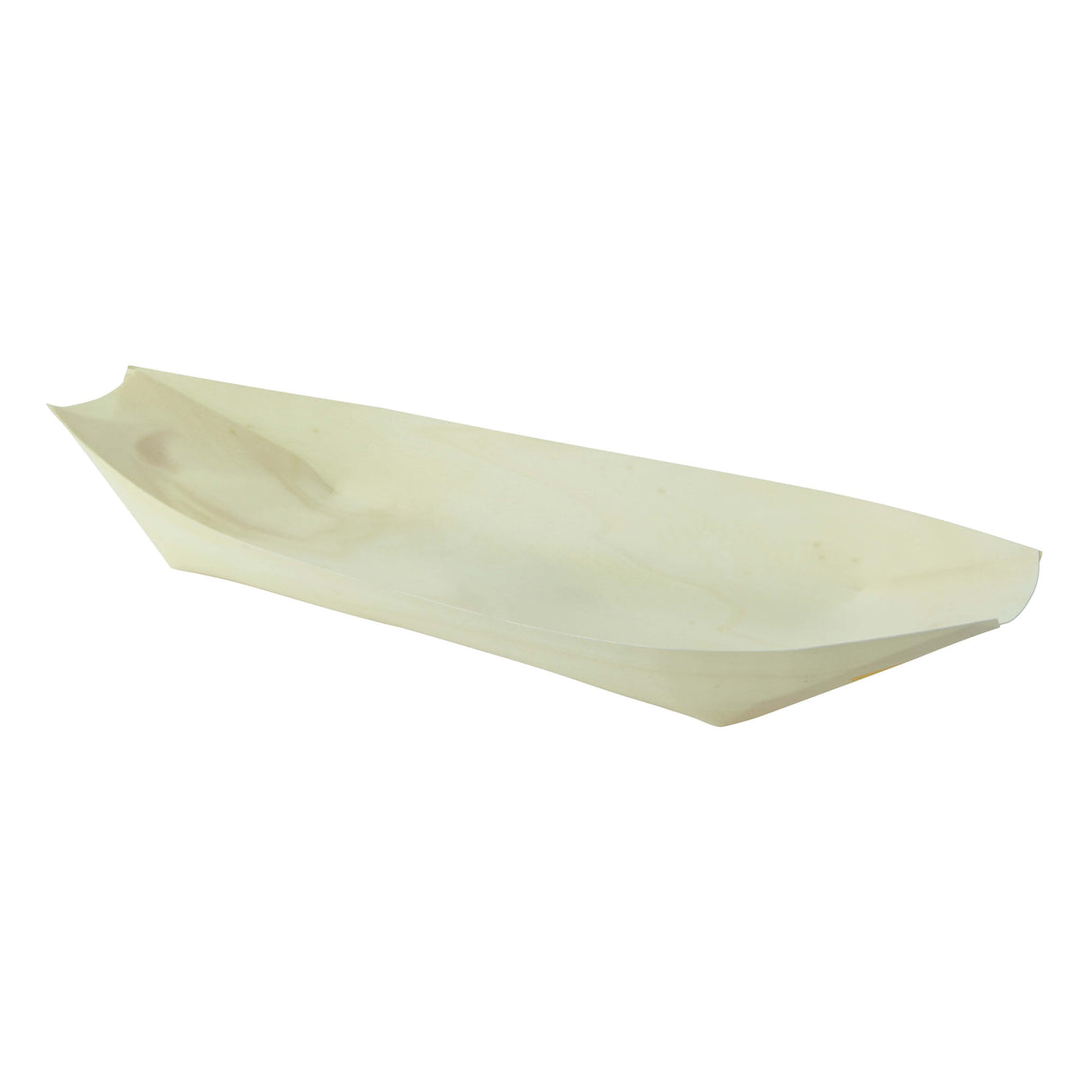 Bowls, 18 Ounce, Wood, Natural, Boat Shaped,4 - 50 COUNT