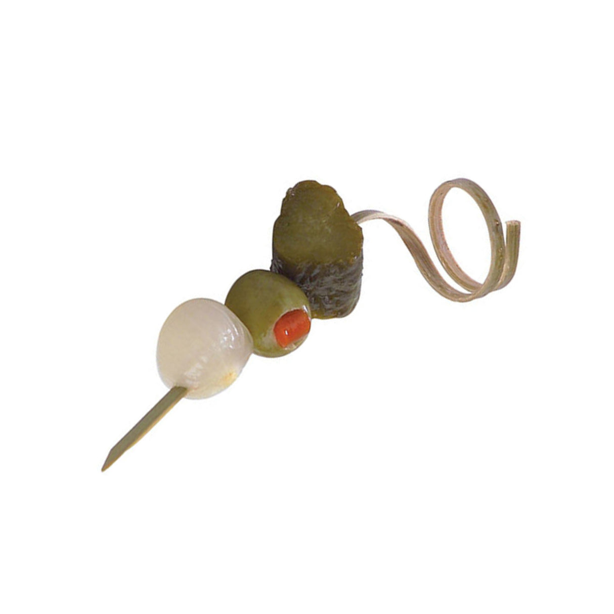 Skewers, Top Twisted, 3.5 Inch, Bamboo, Natural, 3.5 Linear Inch,20 - 100 COUNT