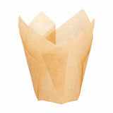 Cups, Baking, 1.25 Ounce, Paper Tulip, Golden Brown, 1.25 Ounce,10 - 100 COUNT