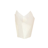 Cups, Baking, 3 Ounce, Paper Tulip, White, 3 Ounce,10 - 100 COUNT