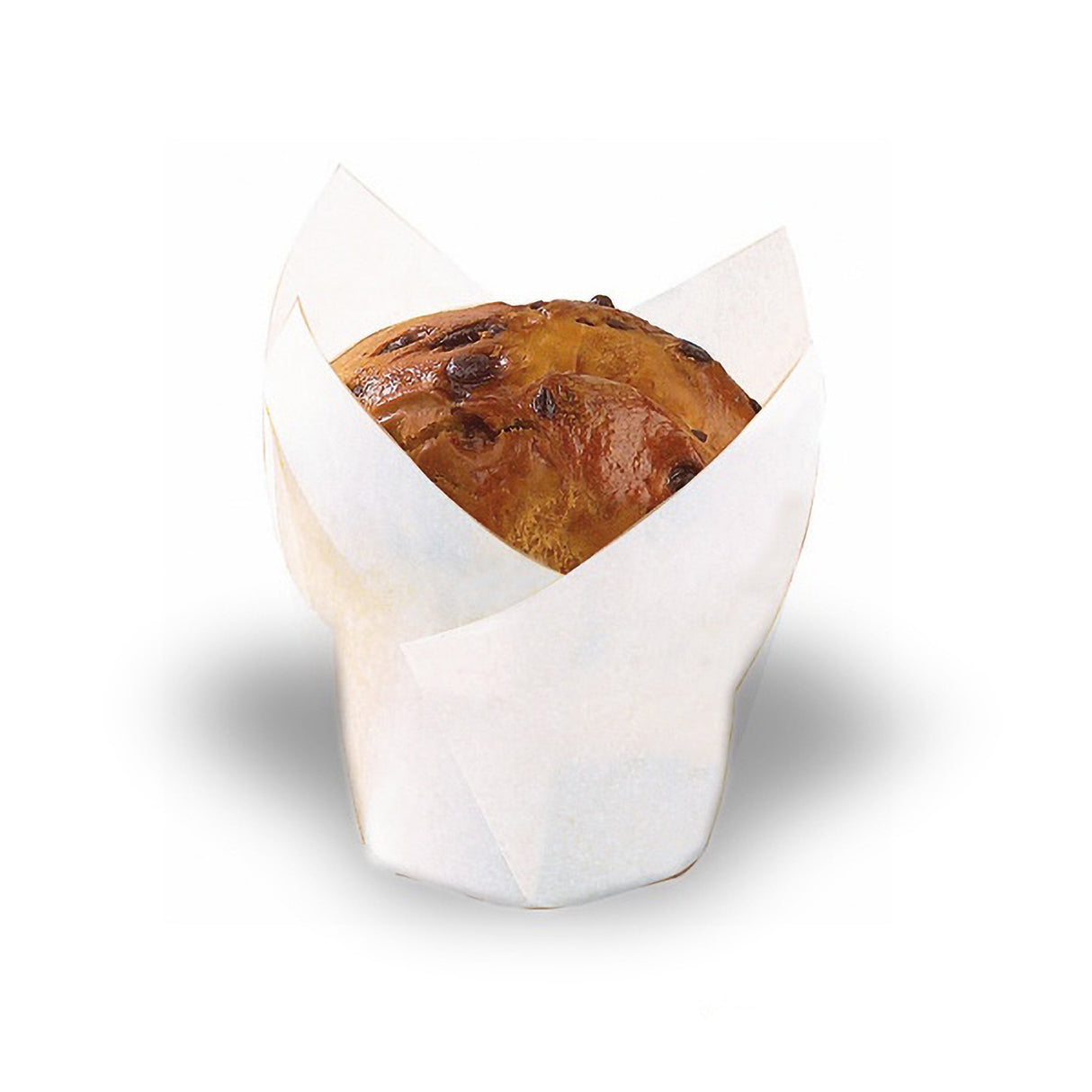 Cups, Baking, 4 Ounce, Paper Tulip, White, 4 Ounce,10 - 100 COUNT