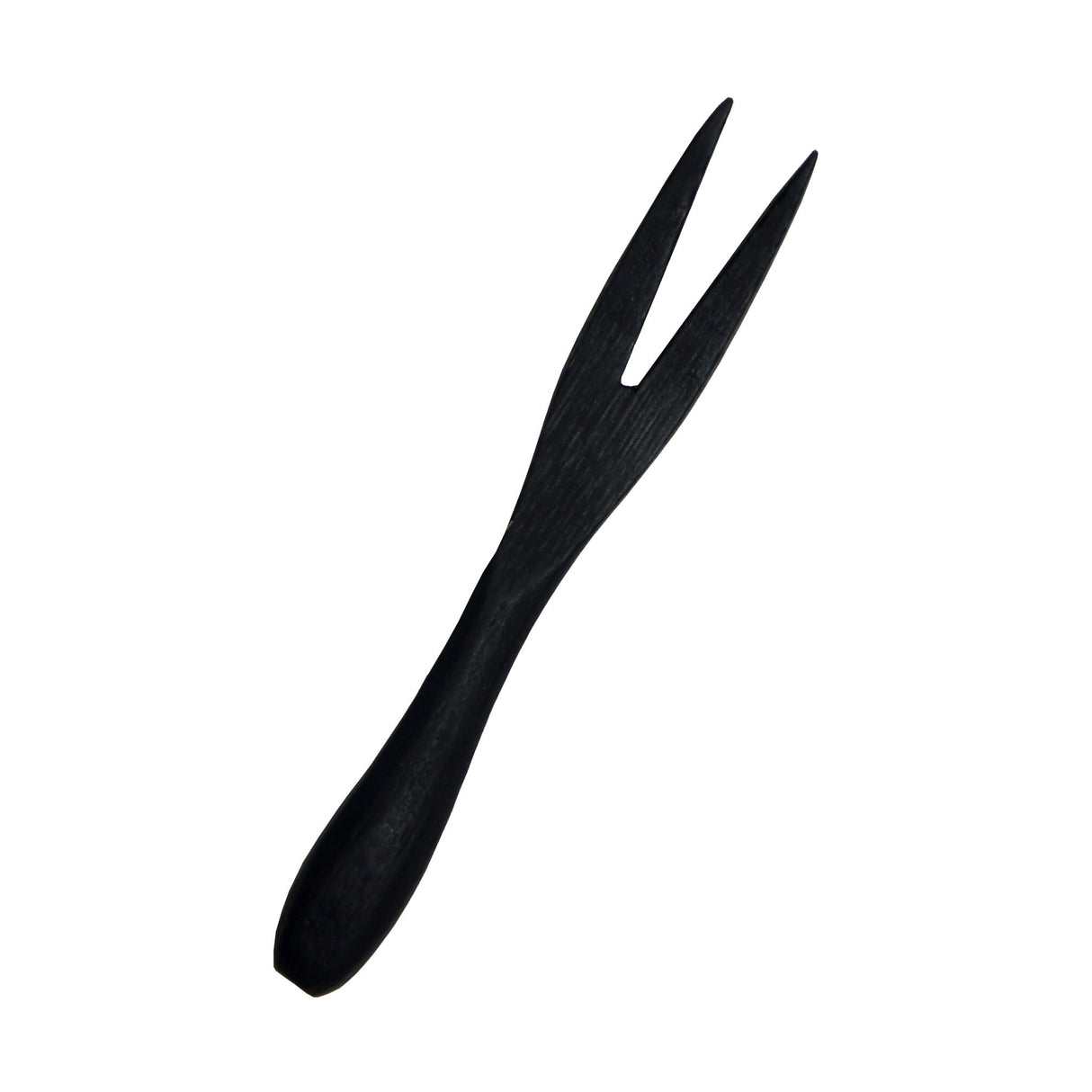 Forks, Kamala Mini, 3.5 Inch, Bamboo, Black, Biodegradable, 3.5 Linear Inch,10 - 50 COUNT