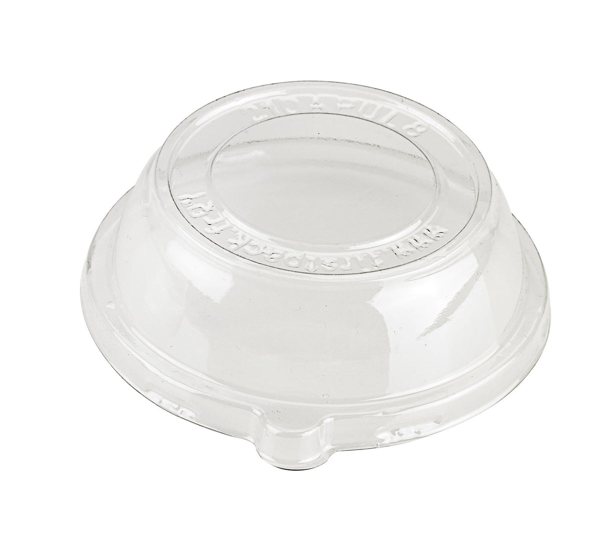 Lids, Dome, Plastic, Clear, for 1.1 & 4.7 Ounce Containers,60 - 50 COUNT