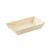 Dishes, 10 Ounce - 6 x 3.3 x 1.1 Inch, Wooden, Natural, Rectangular, Biodegradeable, 10 Ounce,1 - 100 COUNT