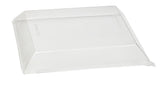 Lids, Low Dome, Plastic, Clear,4 - 25 COUNT