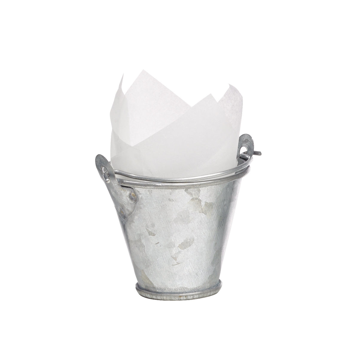 Bucket, Mini, 1 Ounce, Silver, Metal,6 - 24 COUNT