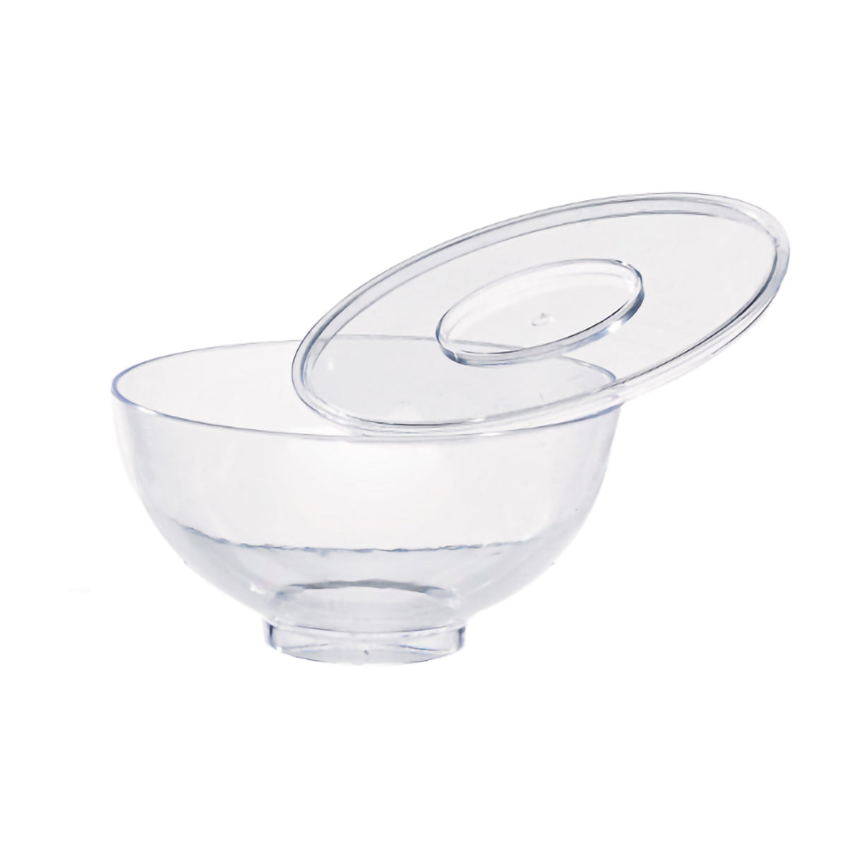 Lids, Flat, Plastic, Clear,20 - 12 COUNT