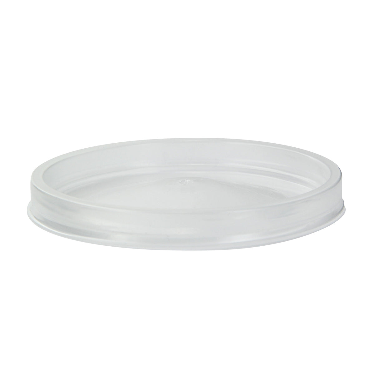 Lids, Plastic, Clear, Polypropylene, 3.8 Inch,10 - 50 COUNT