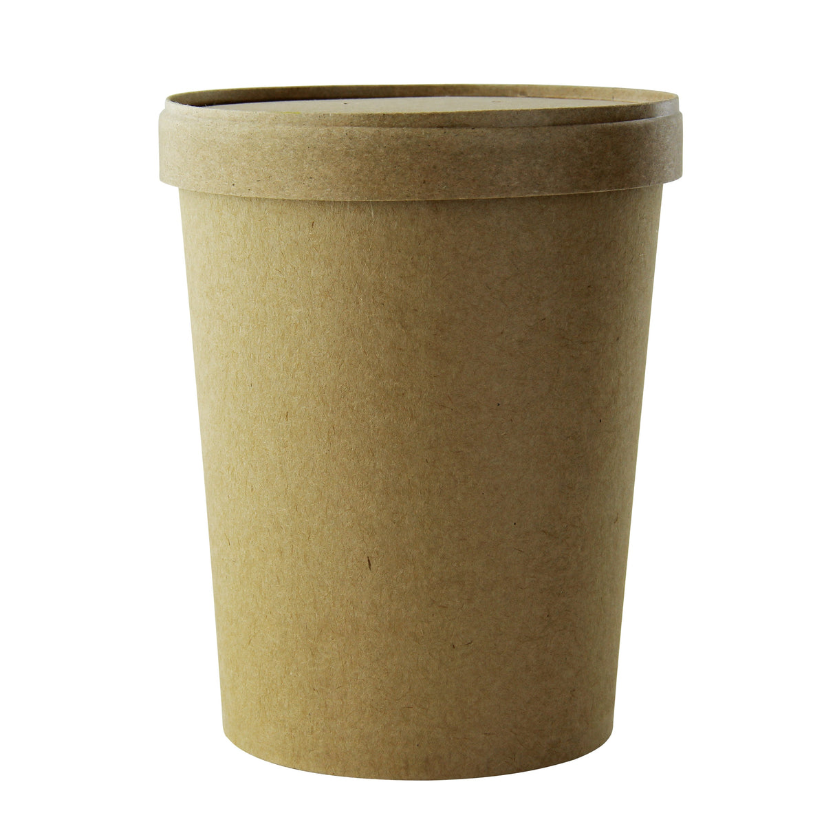 Cups, Soup, 32 Ounce, Kraft, with Lid, 4.5 x 5.5 Inch,10 - 25 COUNT