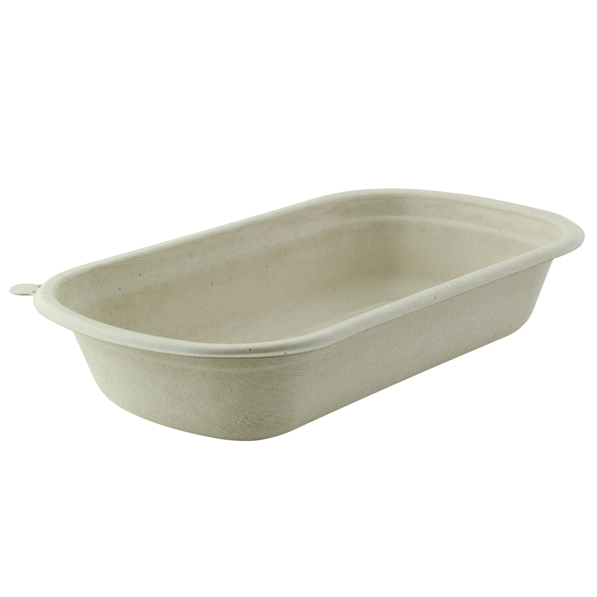 Containers, 25 Ounce, Pulp, Brown, Rectangular, 9 x 5.3 x 1.4 Inch,2 - 125 COUNT