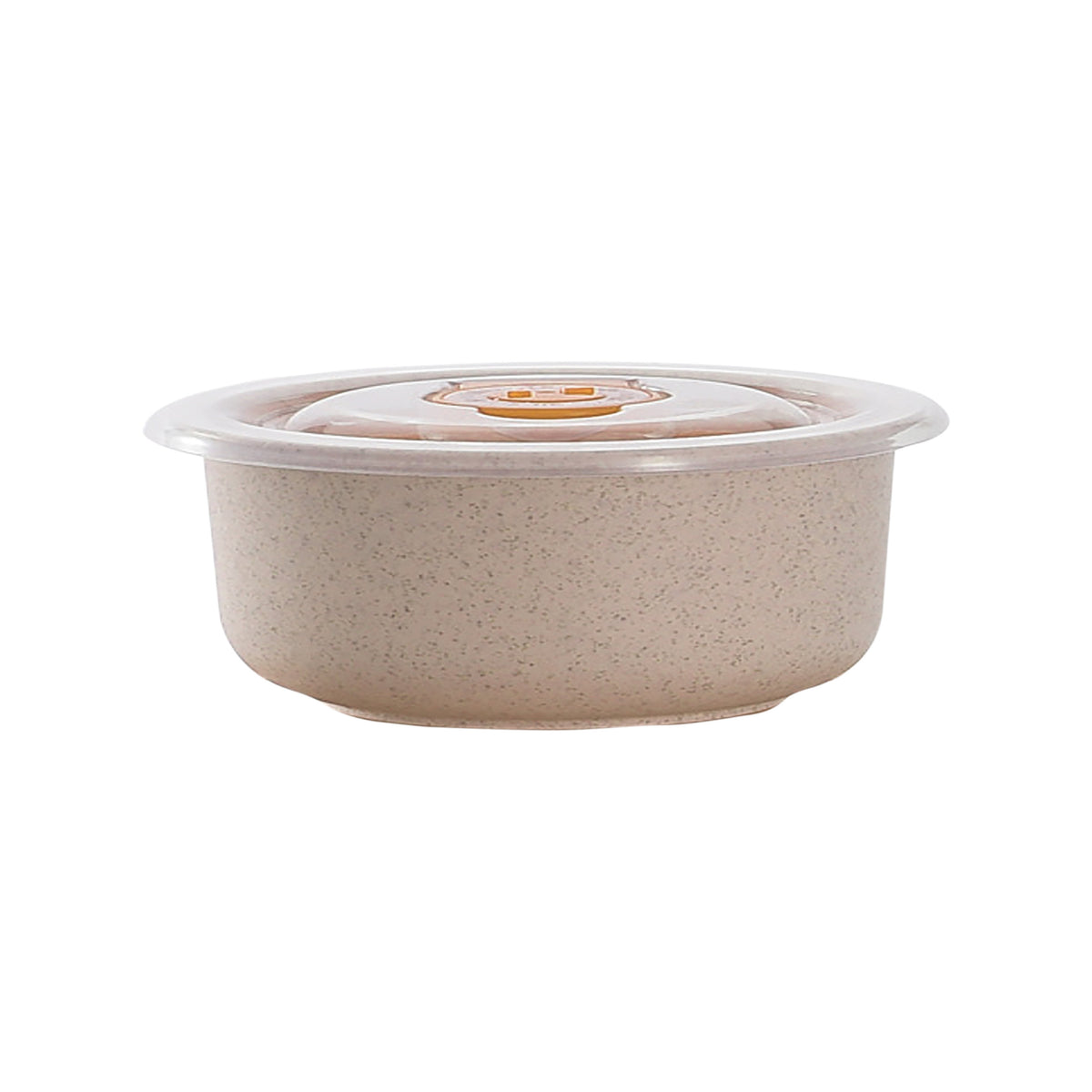 Bowls, Huskly 17 Ounce, Beige, Husk Composite, with Polypropylene Lid, Reusable, 5.11 x 2.55 Inch, 1 Each,30 - 1 COUNT