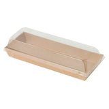 Boxes, Sushi, 14 Ounce, Paper, Kraft, with PET Lid,6 - 50 COUNT