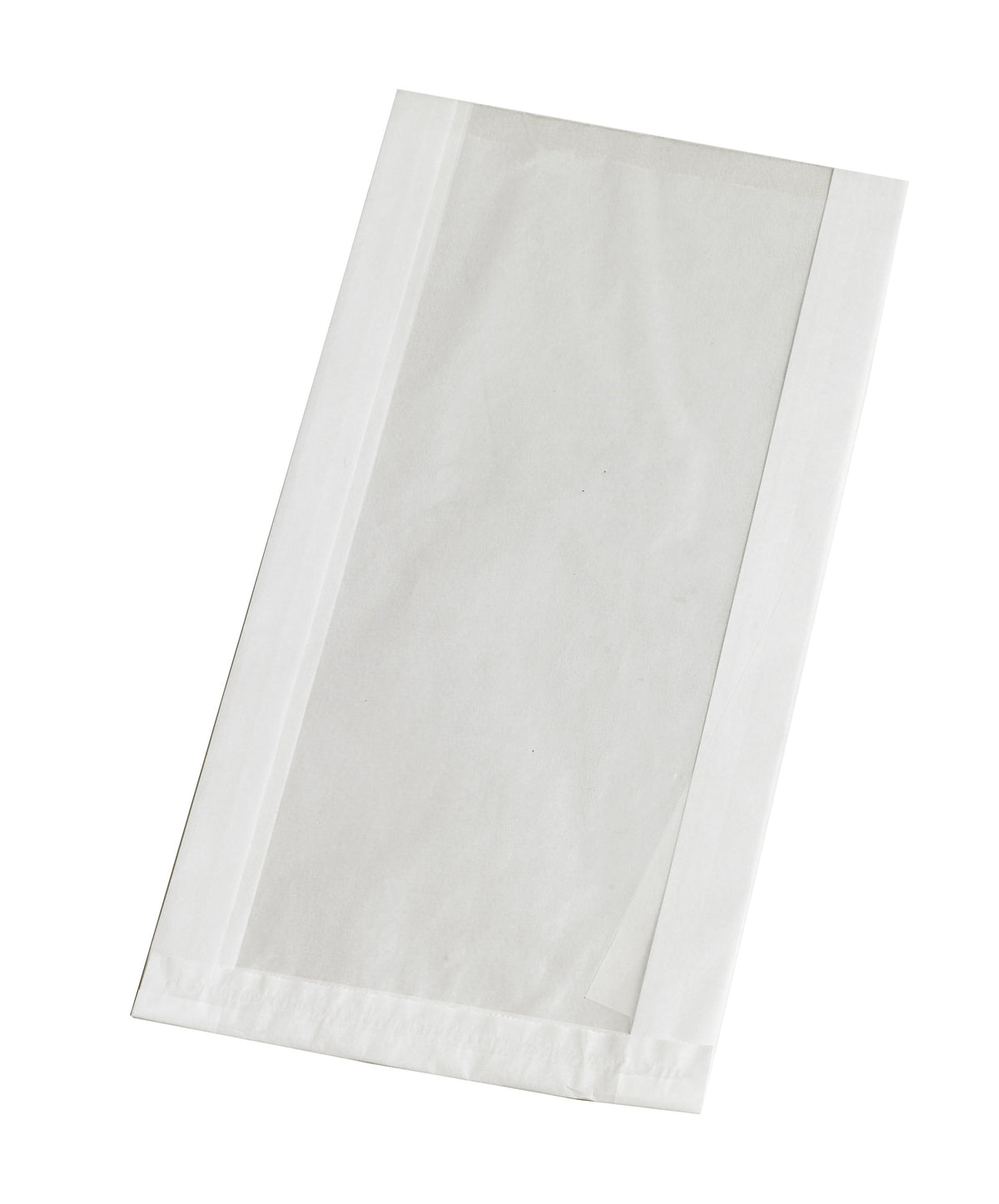 Bags, Sandwich, 15.74 x 7.9 x 2.4 Inch, Greaseproof Paper, White, with Crystal Window, 1 Each,1000 - 1 COUNT