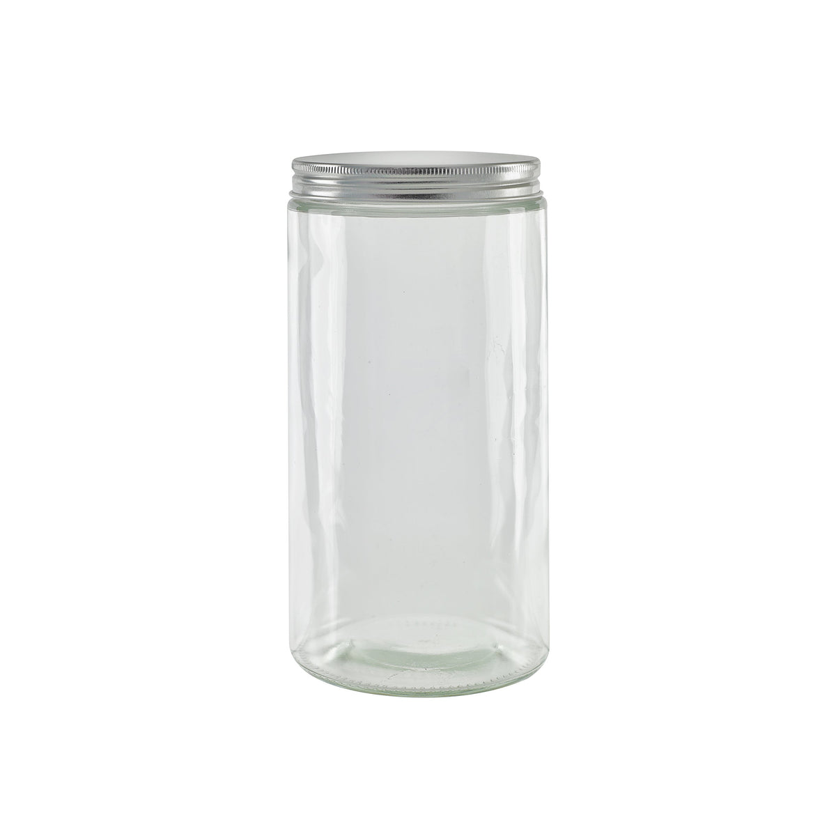 Jars, 33.8 Ounce, Round, Glass, with Aluminum Cap, 1 Each,30 - 1 COUNT